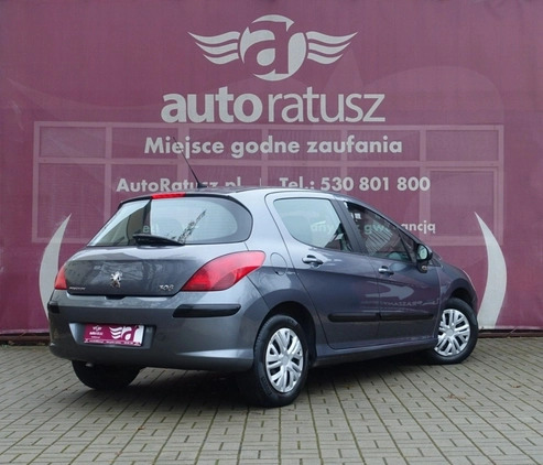 Peugeot 308 cena 13900 przebieg: 307187, rok produkcji 2011 z Lipno małe 254